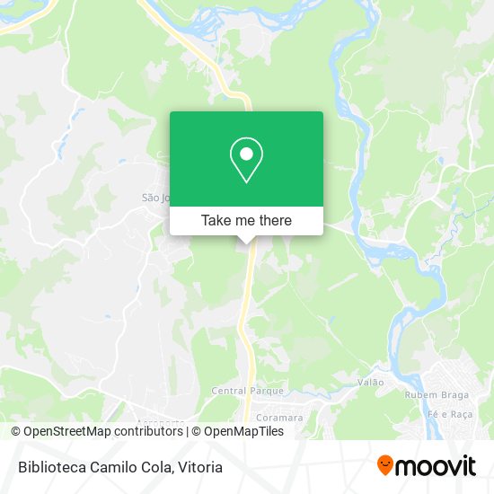 Biblioteca Camilo Cola map