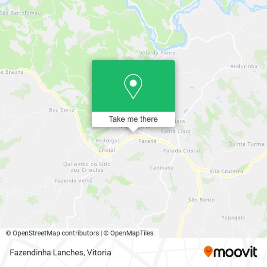 Fazendinha Lanches map