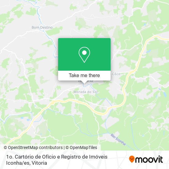 1o. Cartório de Ofício e Registro de Imóveis Iconha / es map