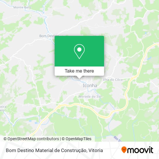 Bom Destino Material de Construção map