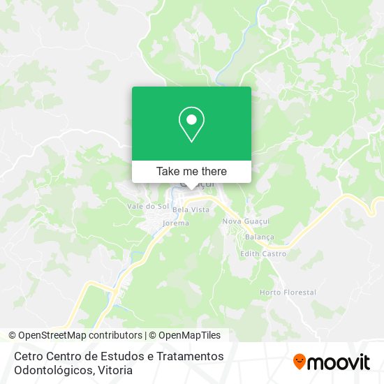 Cetro Centro de Estudos e Tratamentos Odontológicos map