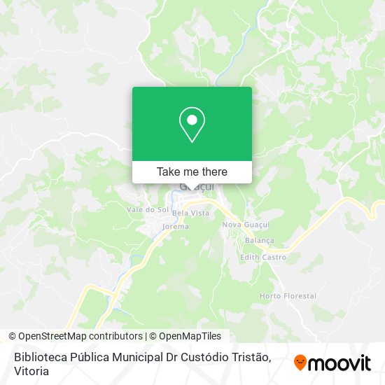 Biblioteca Pública Municipal Dr Custódio Tristão map