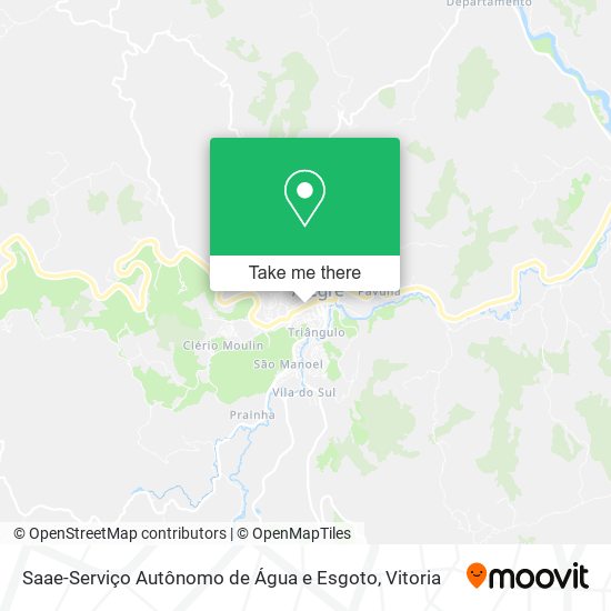 Saae-Serviço Autônomo de Água e Esgoto map