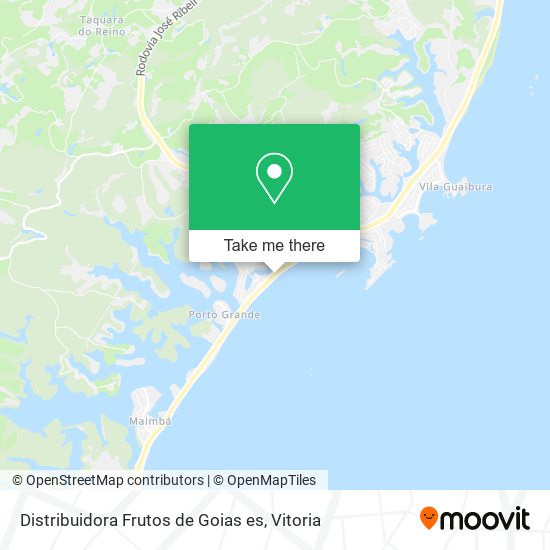 Distribuidora Frutos de Goias es map