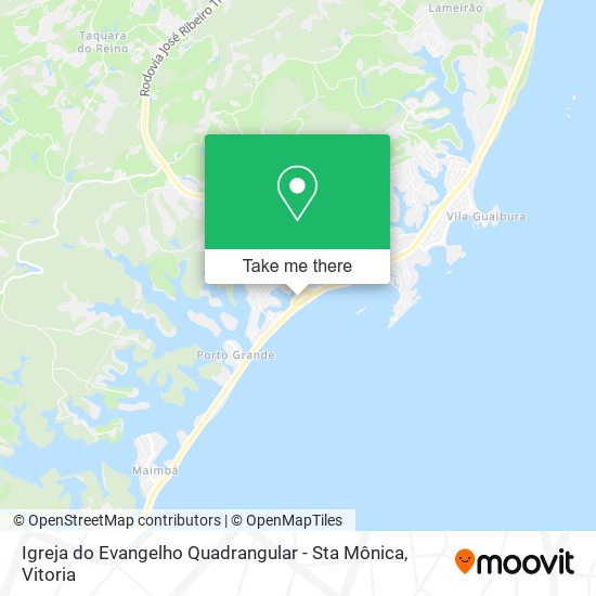Igreja do Evangelho Quadrangular - Sta Mônica map
