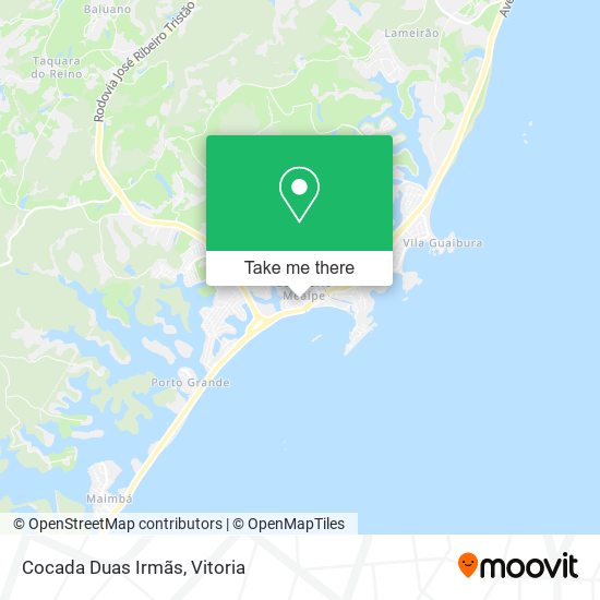 Cocada Duas Irmãs map