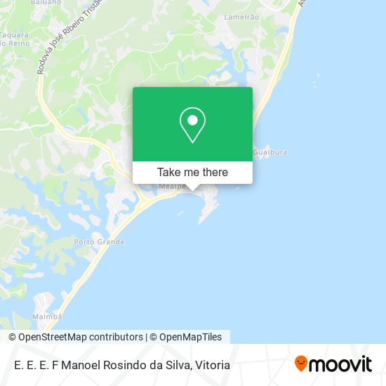 E. E. E. F Manoel Rosindo da Silva map