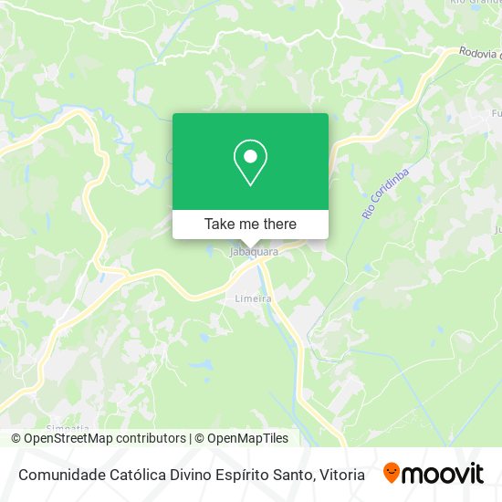 Comunidade Católica Divino Espírito Santo map