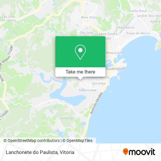 Lanchonete do Paulista map