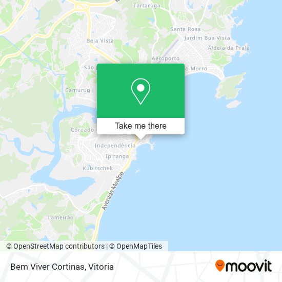 Bem Viver Cortinas map