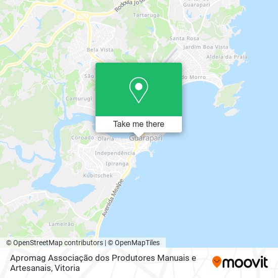 Apromag Associação dos Produtores Manuais e Artesanais map