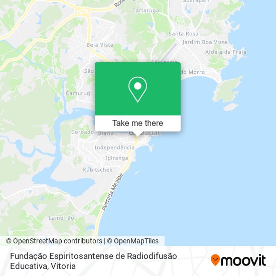 Fundação Espiritosantense de Radiodifusão Educativa map