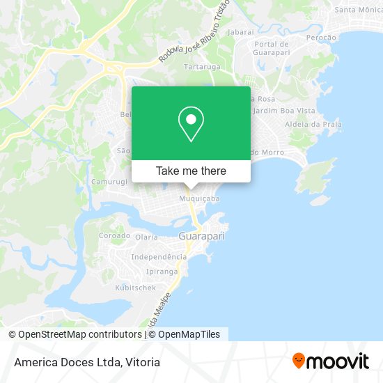 America Doces Ltda map