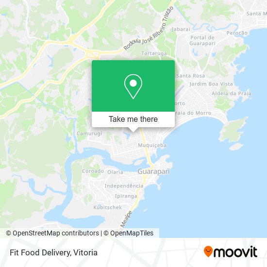 Fit Food Delivery map