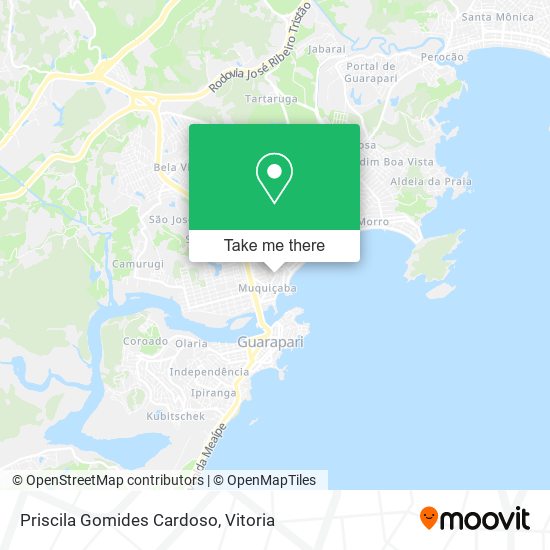 Priscila Gomides Cardoso map