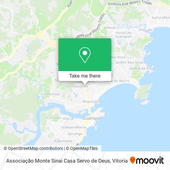 Associação Monte Sinai Casa Servo de Deus map