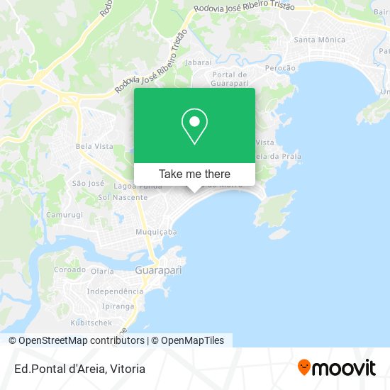 Ed.Pontal d'Areia map