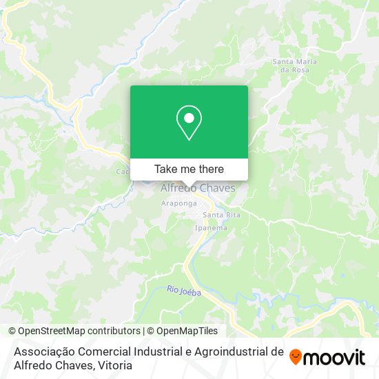 Associação Comercial Industrial e Agroindustrial de Alfredo Chaves map