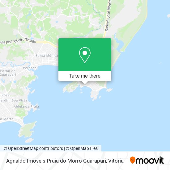 Agnaldo Imoveis Praia do Morro Guarapari map