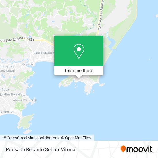 Pousada Recanto Setiba map