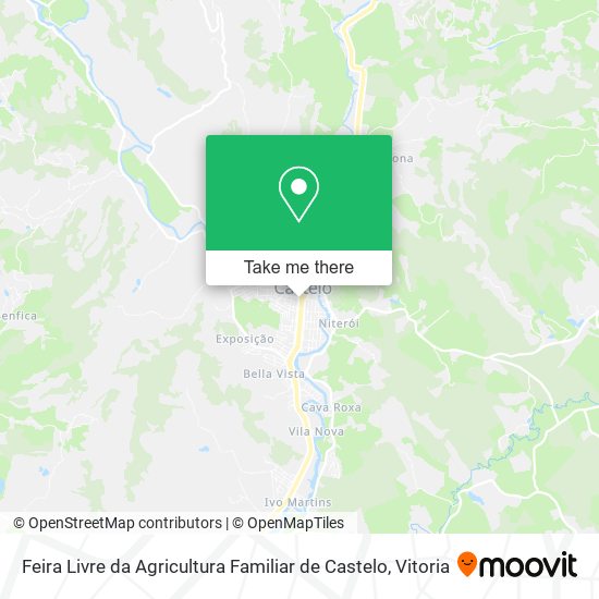 Feira Livre da Agricultura Familiar de Castelo map
