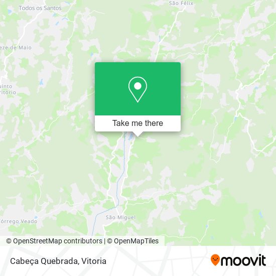 Cabeça Quebrada map