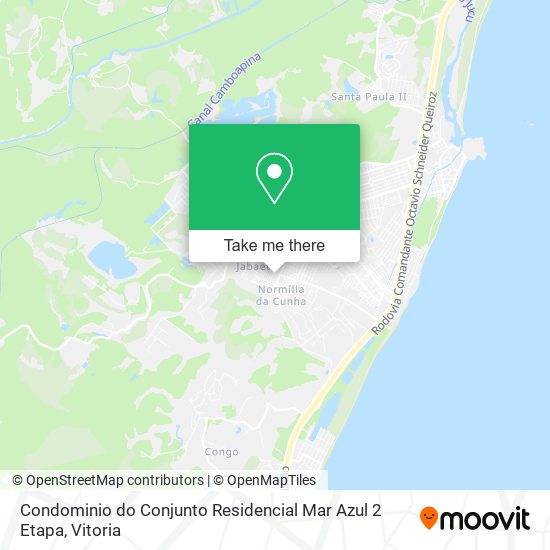 Condominio do Conjunto Residencial Mar Azul 2 Etapa map