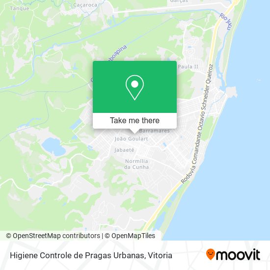 Mapa Higiene Controle de Pragas Urbanas