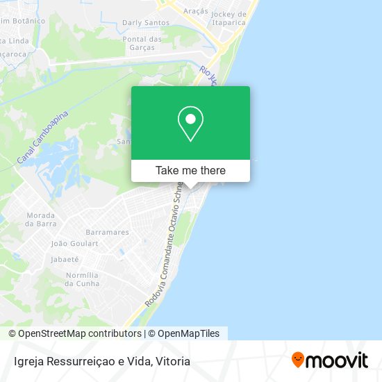 Igreja Ressurreiçao e Vida map