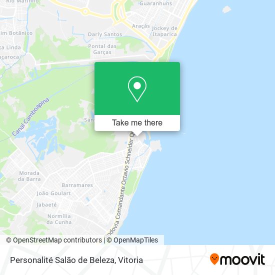 Personalité Salão de Beleza map