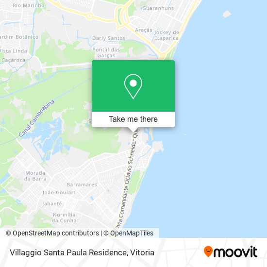 Mapa Villaggio Santa Paula Residence