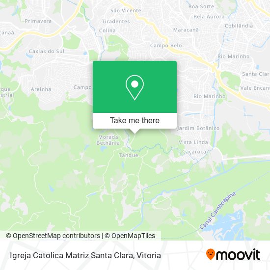 Igreja Catolica Matriz Santa Clara map
