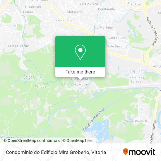 Condominio do Edificio Mira Groberio map