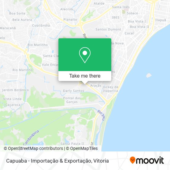 Capuaba - Importação & Exportação map