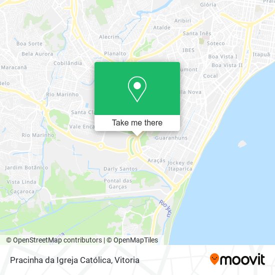 Pracinha da Igreja Católica map