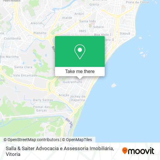 Mapa Salla & Saiter Advocacia e Assessoria Imobiliária