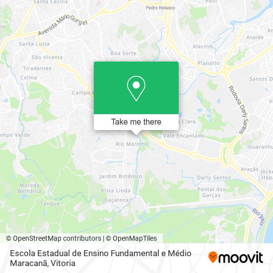 Escola Estadual de Ensino Fundamental e Médio Maracanã map