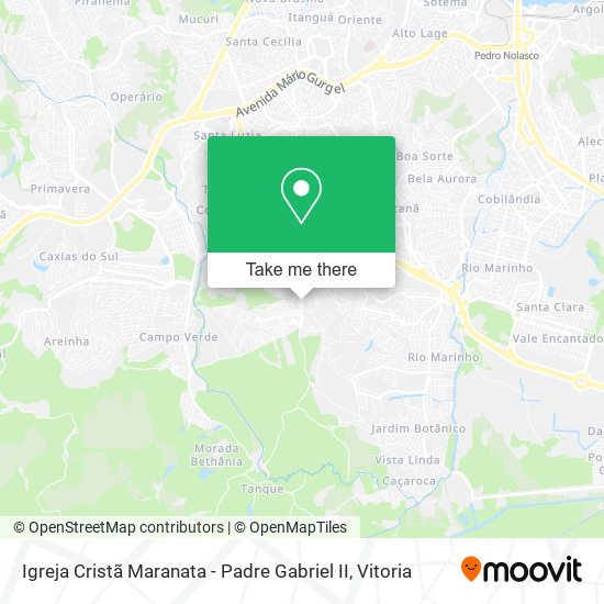 Igreja Cristã Maranata - Padre Gabriel II map