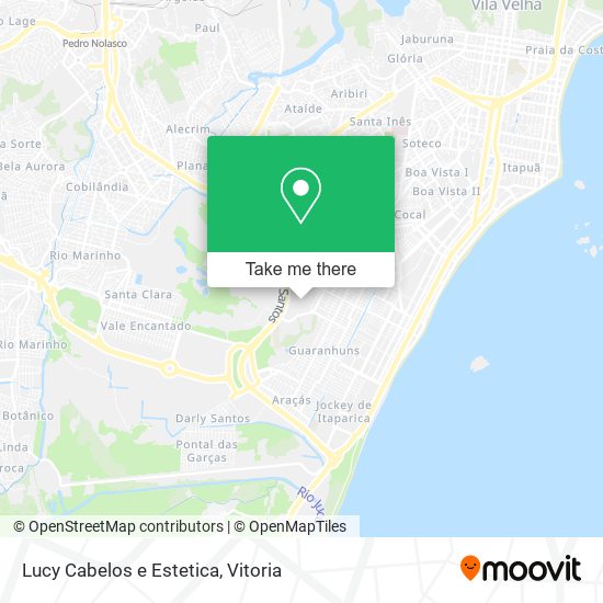 Lucy Cabelos e Estetica map
