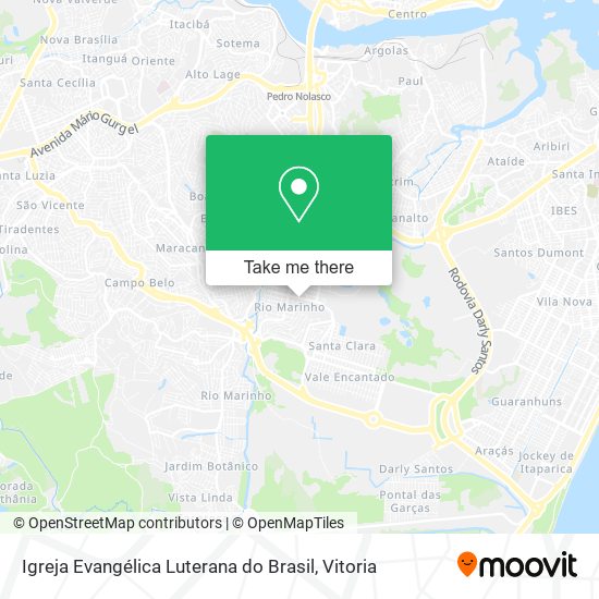 Igreja Evangélica Luterana do Brasil map
