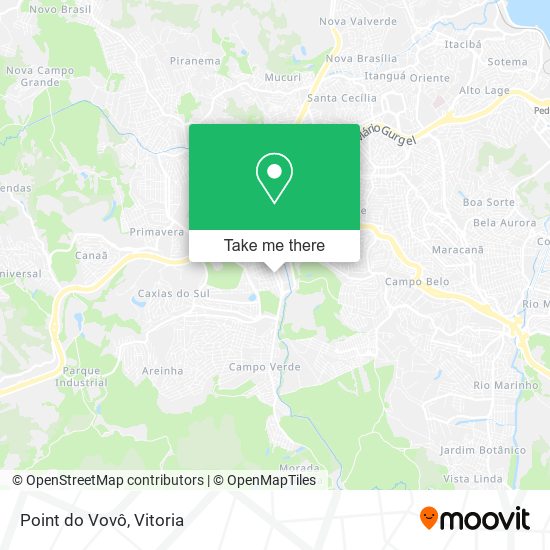 Point do Vovô map