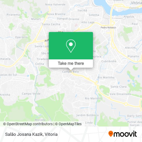 Salão Josana Kazik map