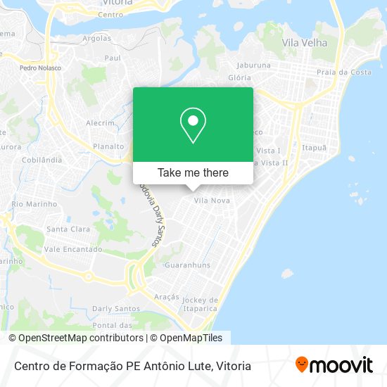 Centro de Formação PE Antônio Lute map