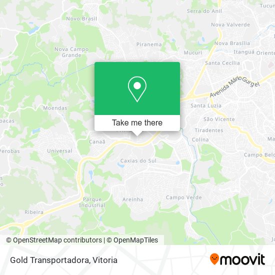 Gold Transportadora map