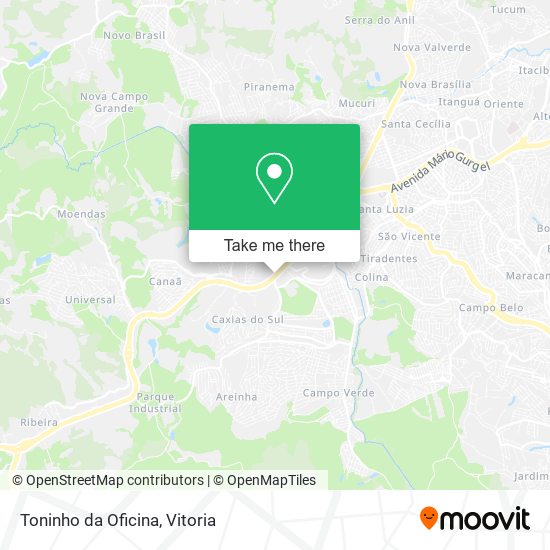 Toninho da Oficina map