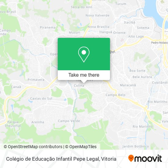 Colégio de Educação Infantil Pepe Legal map