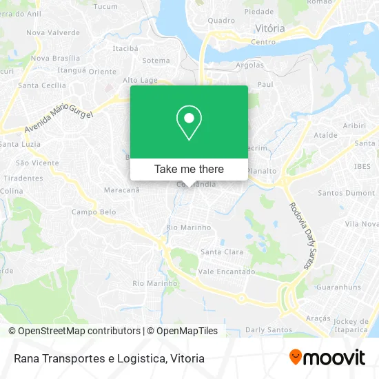 Rana Transportes e Logistica map
