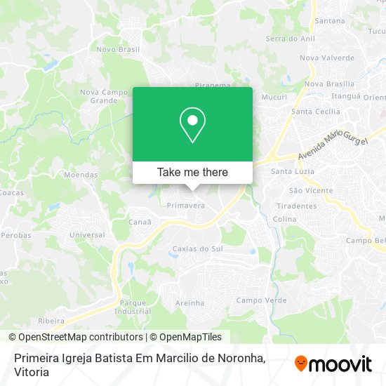 Primeira Igreja Batista Em Marcilio de Noronha map