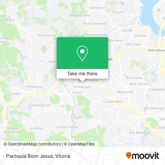 Paróquia Bom Jesus map