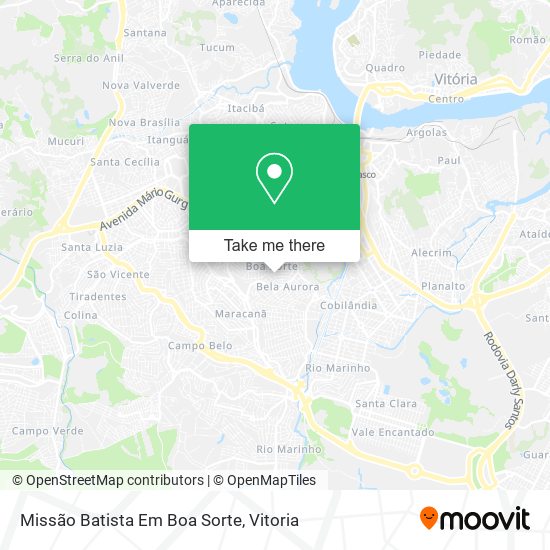Missão Batista Em Boa Sorte map